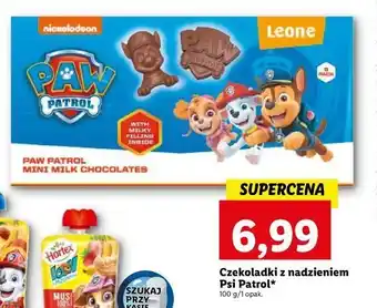 Lidl Czekoladki nadziewane psi patrol oferta