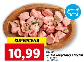 Lidl Gulasz wieprzowy z szynki rzeźnik codzienna dostawa oferta