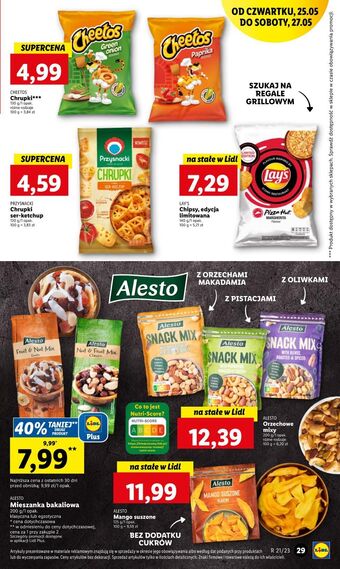 Lidl Chrupki zielona cebulka cheetos oferta
