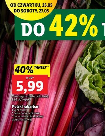 Lidl Rabarbar oferta