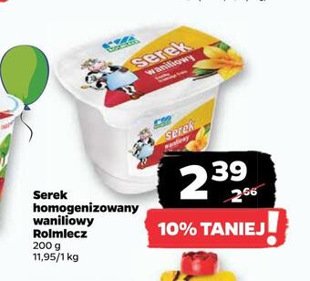 Netto Serek homogenizowany waniliowy rolmlecz oferta