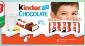 Dino Kinder chocolate batonik z mlecznej czekolady z nadzieniem mlecznym 100 g (8 sztuk) oferta