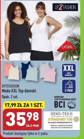 ALDI Top damski up2fashion oferta