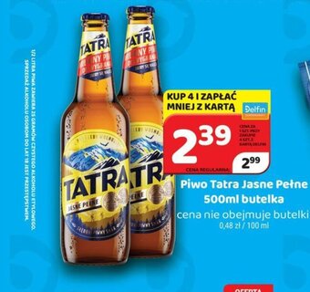 Delfin Piwo Tatra Jasne Pełne 500ml oferta