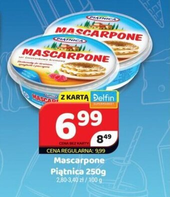 Delfin Piątnica Mascarpone 250g oferta