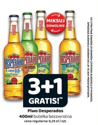 Delfin Piwo Desperados 400ml oferta
