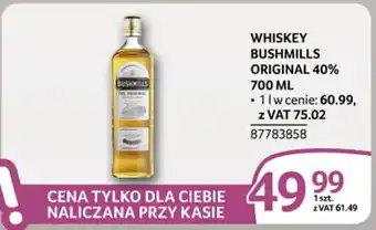 Selgros WHISKEY BUSHMILLS ORIGINAL 40% 700ML oferta