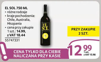 Selgros EL SOL 750 ML oferta
