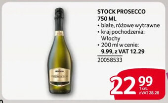 Selgros STOCK PROSECCO 750ML oferta