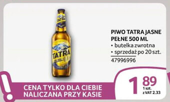 Selgros PIWO TATRA JASNE PEŁNE 500 ML oferta