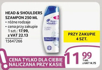 Selgros HEAD & SHOULDERS SZAMPON 250 ML oferta