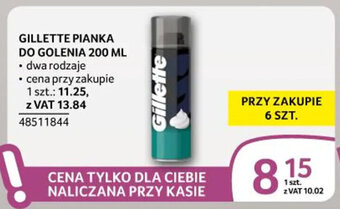 Selgros GILLETTE PIANKA DO GOLENIA 200 ML oferta