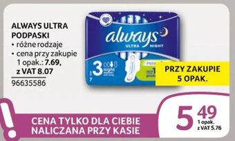 Selgros ALWAYS ULTRA PODPASKI oferta