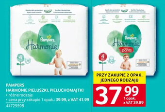 Selgros PAMPERS HARMONIE PIELUSZKI, PIELUCHOMAJTKI oferta