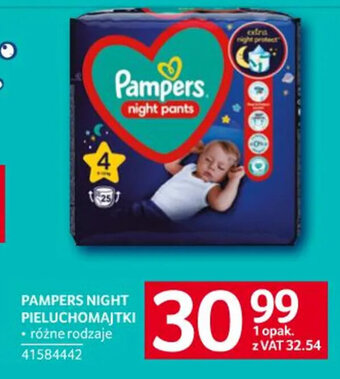 Selgros PAMPERS NIGHT PIELUCHOMAJTKI oferta