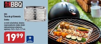 ALDI Taca do grillowania 34.5 x 24.5 2.7 cm bbq oferta