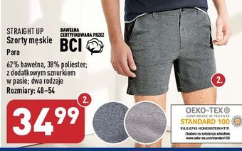 ALDI Szorty męskie 48-54 straight up oferta
