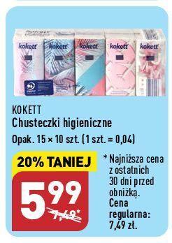 ALDI Chusteczki higieniczne kokett oferta