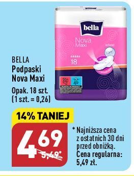 ALDI Podpaski bella nova maxi oferta