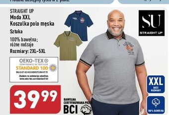 ALDI Koszulka polo męska 2xl-5xl straight up oferta