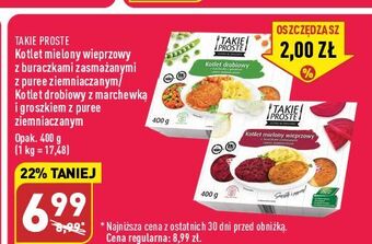 ALDI Kotlet mielony z buraczkami puree takie proste oferta