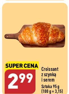 ALDI Croissant z szynką i serem oferta