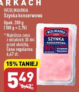 ALDI Szynka konserwowa wędliniarnia classic oferta
