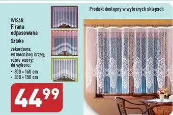 ALDI Firanka gotowa160 x 300 cm wisan oferta