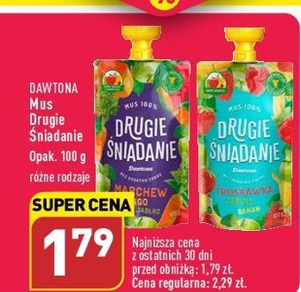 ALDI Mus marchew-mango-jabłko drugie śniadanie oferta
