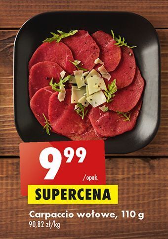 Biedronka Carpaccio wołowe oferta