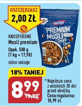 ALDI Musli trzy czekolady knusperone oferta