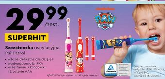 Biedronka Szczoteczka oscylacyjna psi patrol oferta
