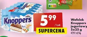 Biedronka Wafelek jogurt knoppers oferta