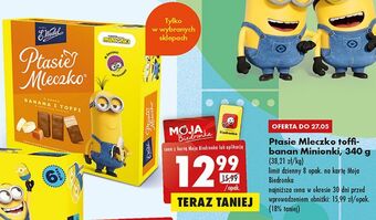 Biedronka Czekoladki banan i toffi e. wedel ptasie mleczko oferta