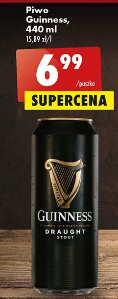 Biedronka Piwo guinness draught oferta
