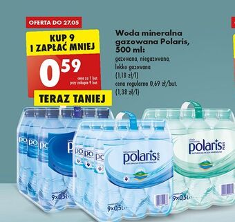 Biedronka Woda lekko gazowana polaris oferta