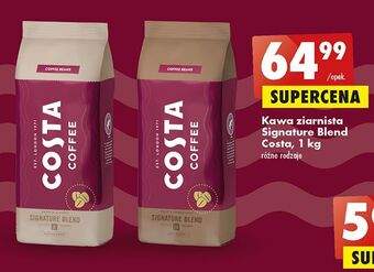 Biedronka Kawa średnio palona costa coffee signature blend oferta