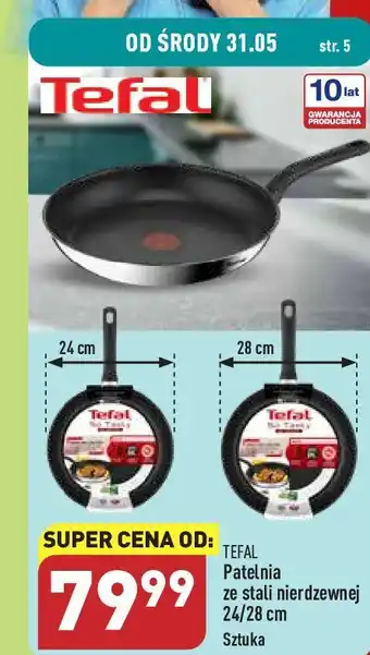 ALDI Patelnia 24 cm tefal oferta