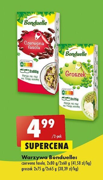 Biedronka Groszek bonduelle oferta