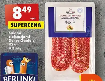 Biedronka Salami z pistacjami delice gaulois oferta