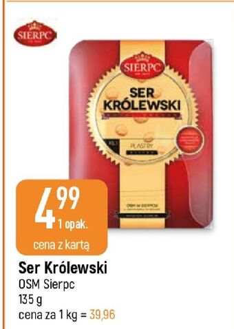 E.Leclerc Ser żółty królewski plastry sierpc oferta