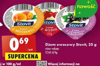 Biedronka Dżem brzoskwiniowy stovit oferta