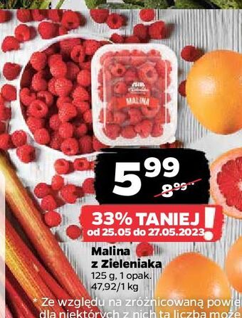 Netto Maliny z zieleniaka netto oferta