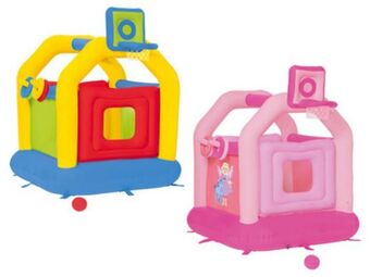 Lidl Playtive dmuchany zamek z koszem do koszykówki oferta