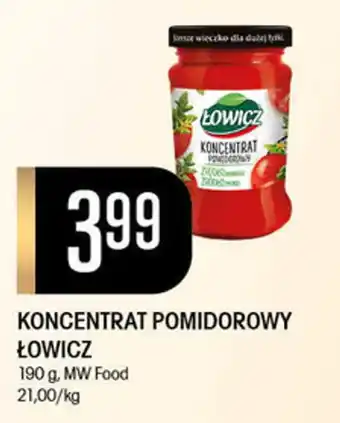 Chata Polska KONCENTRAT POMIDOROWY ŁOWICZ 190 g oferta