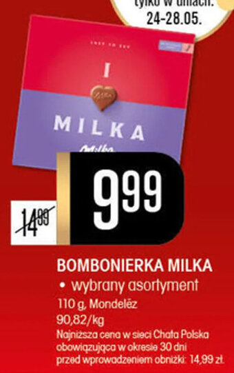 Chata Polska BOMBONIERKA MILKA 110 g oferta