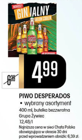 Chata Polska PIWO DESPERADOS 400 ml oferta