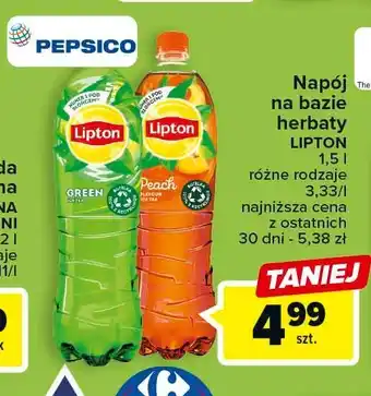 Lidl Herbata mrożona peach 1 PUSZ 330 ML oferta