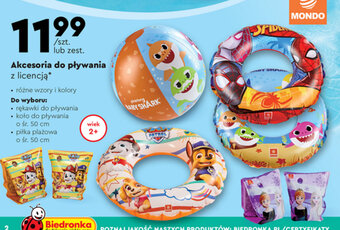 Biedronka Akcesoria do pływania oferta