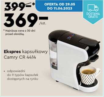 Ekspres kapsułkowy Camry CR 4414